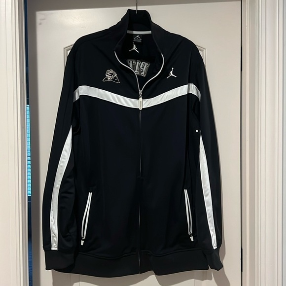 Men’s Pitt Panthers Black and White Full Zip Jacket. Size LT - Picture 1 of 9